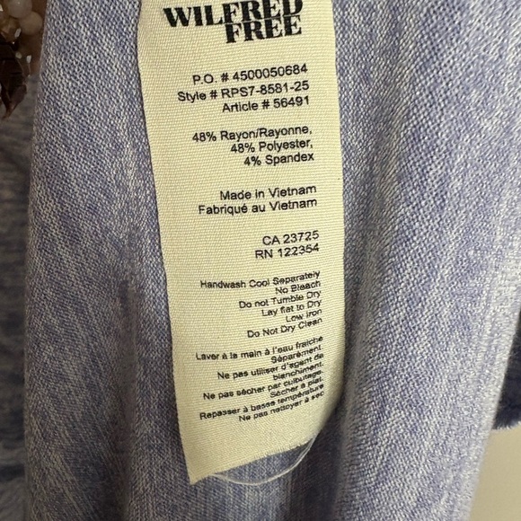 Wilfred Light Blue Asymmetrical Dress - Picture 6 of 6